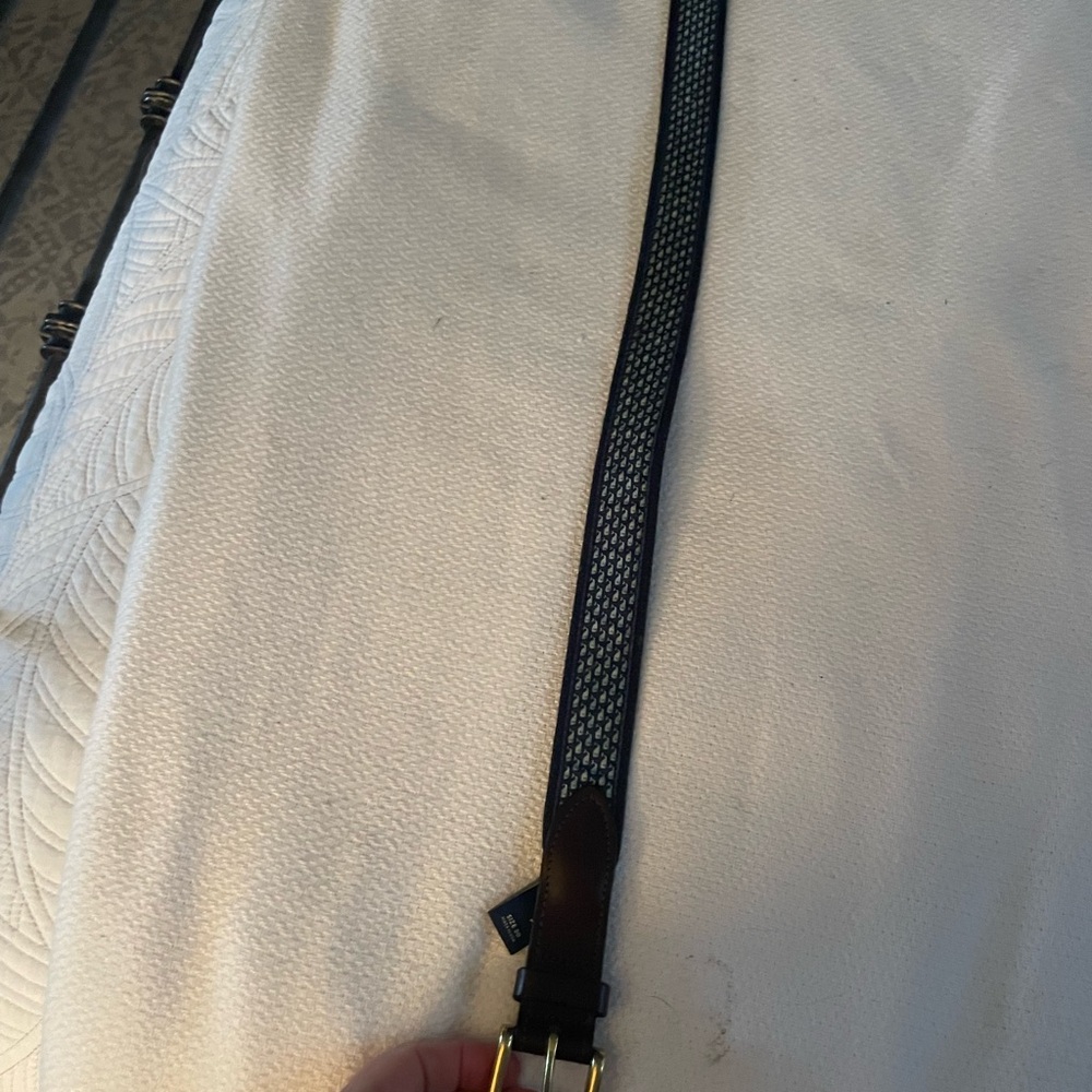 Vineyard Vines Brown and Gold Kids Belt